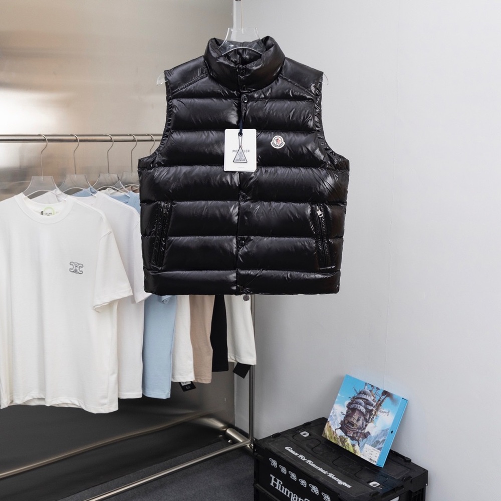 Moncler Black Puffer Vest